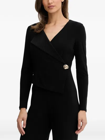 Joseph Ribkoff V-neck Button All In One In Black