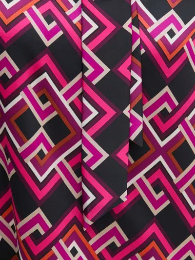 Joseph Ribkoff Geometric-pattern Mini Dress In Black