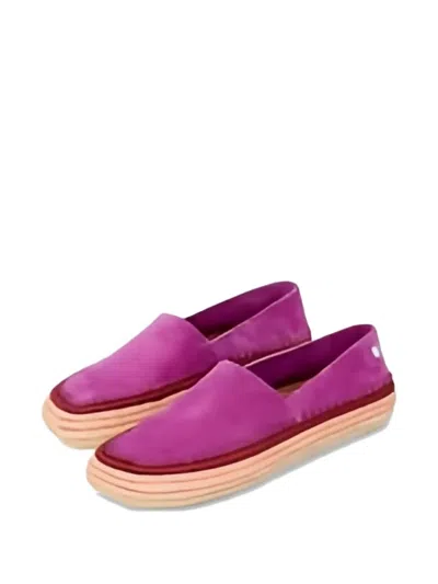 Loewe Rio Raffia-trim Espadrilles In Purple