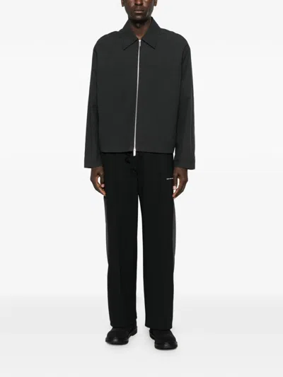 Song For The Mute X Adidas Panelled Drawstring-fastening Track Pants In Black