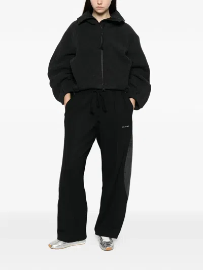 Song For The Mute X Adidas Panelled Drawstring-fastening Track Pants In Black