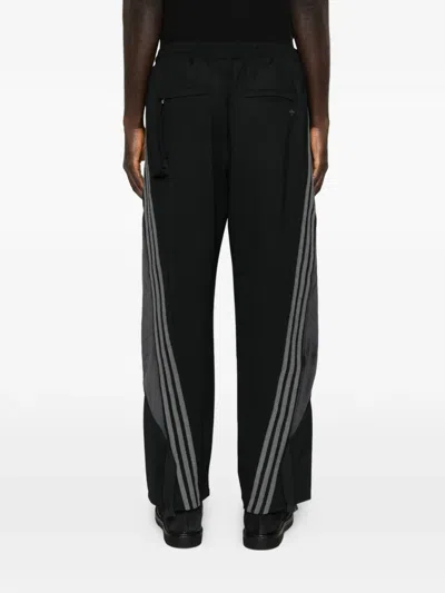 Song For The Mute X Adidas Panelled Drawstring-fastening Track Pants In Black