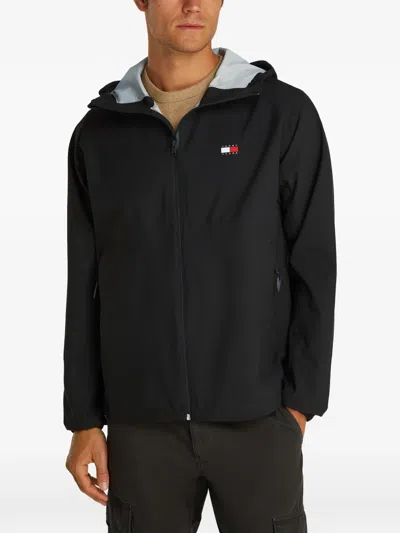 Tommy Jeans Zip-up Jacket In Black