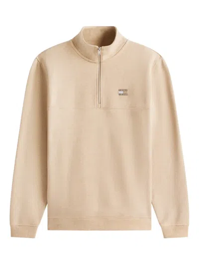 Tommy Jeans High-neck Sweatshirt In Neutral
