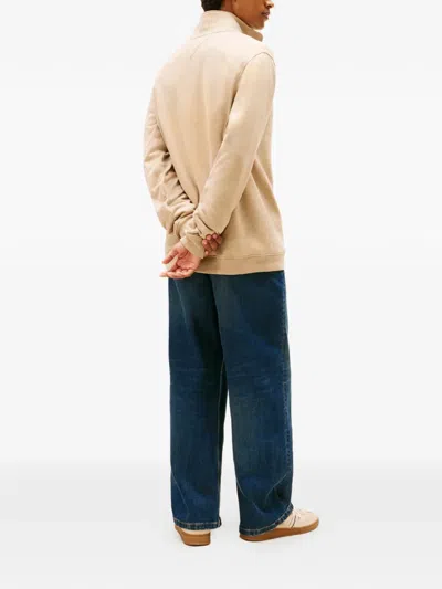 Tommy Jeans High-neck Sweatshirt In Neutral