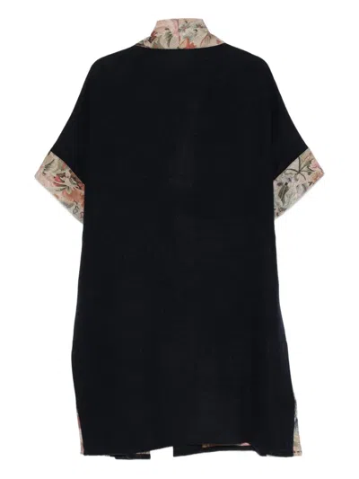 Pierre-louis Mascia Floral-panel Coat In Multi