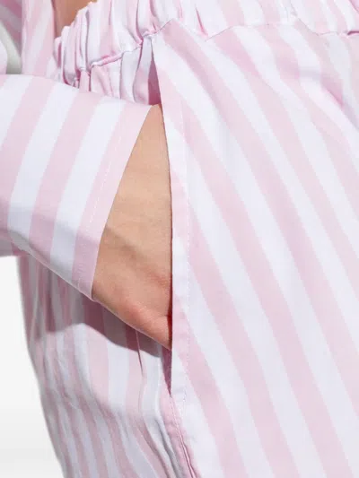 Hunza G Embroidered Striped Shorts In Multi