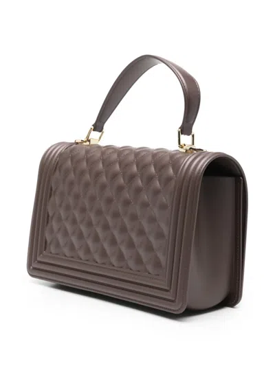 Marc Ellis Medium Flat Square Tote Bag In Brown