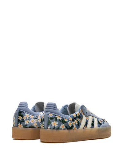 Adidas Originals Sambae X Liberty London Floral-print Sneakers In Blue