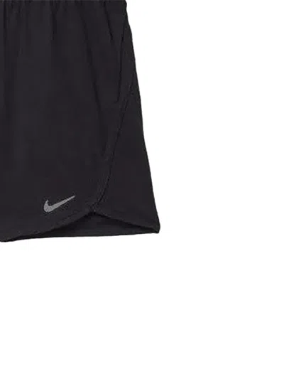 Nike Logo-detail Track Shorts In Gray