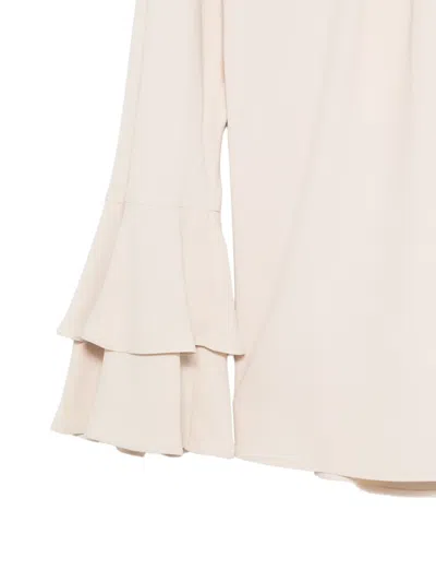 Iblues Marin Ruffled Shirt In Neutral