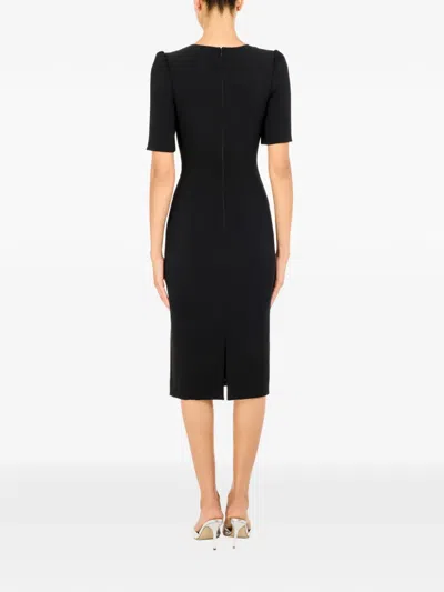 Jenny Packham Roma Embellished Midi Dress In Black