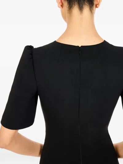 Jenny Packham Roma Embellished Midi Dress In Black