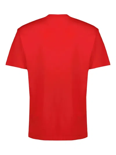 Givenchy Logo-patch Short-sleeve T-shirt In Red
