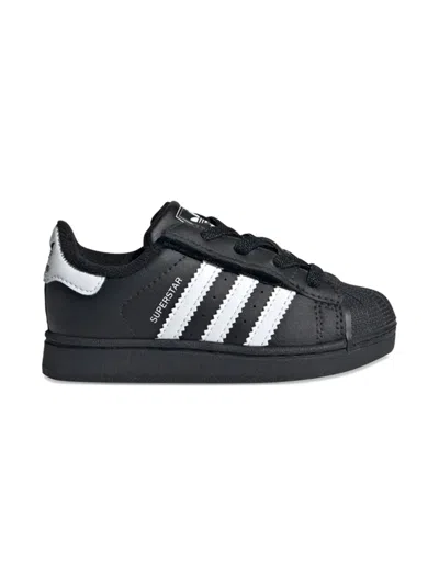 Adidas Originals Superstar Ii 3-stripes Sneakers In Black