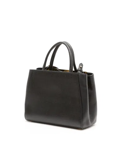 Fendi Petite 2jours Tote Bag In Black
