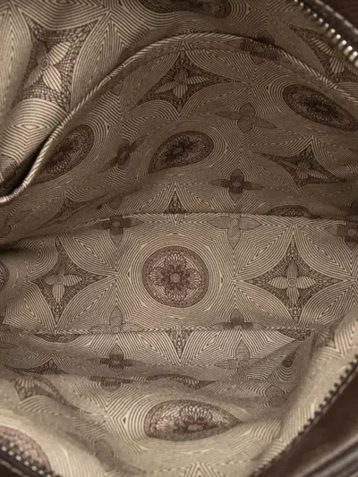 Pre-owned Louis Vuitton 2008 Leather Bequia Trotter Mm Crossbody Bag In Brown