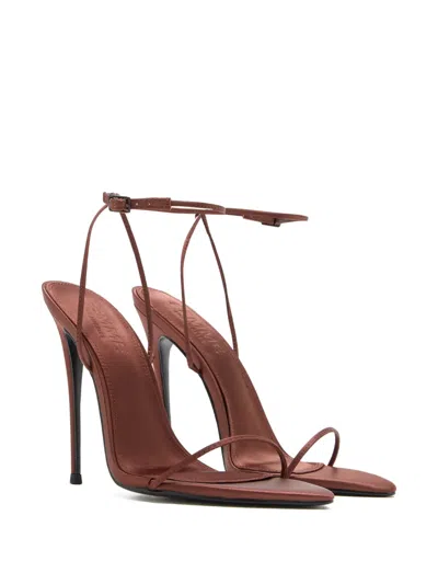 Femme La Andx Pointed-toe Sandals In Brown