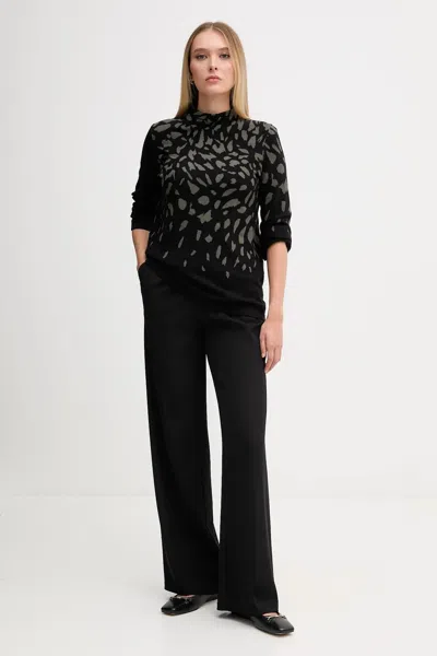 Joseph Ribkoff Patterned Sweater In Black