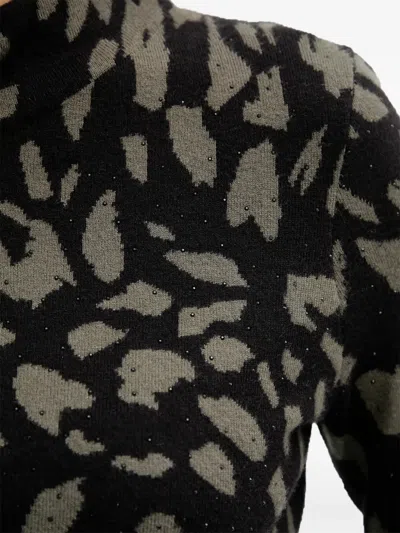 Joseph Ribkoff Patterned Sweater In Black