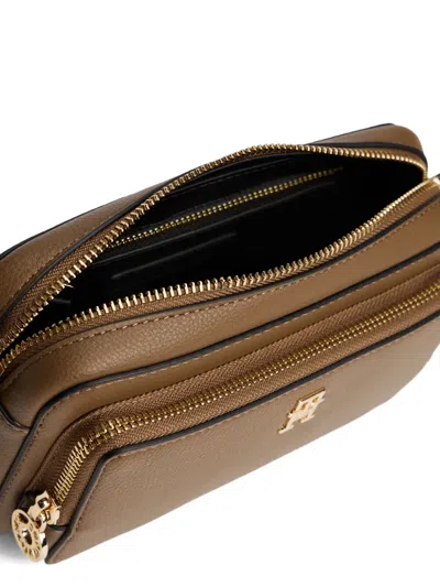 Tommy Hilfiger Monogram Logo Crossbody Bag In Brown