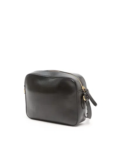 Gucci Horsebit 1955 Leather Crossbody Bag In Black
