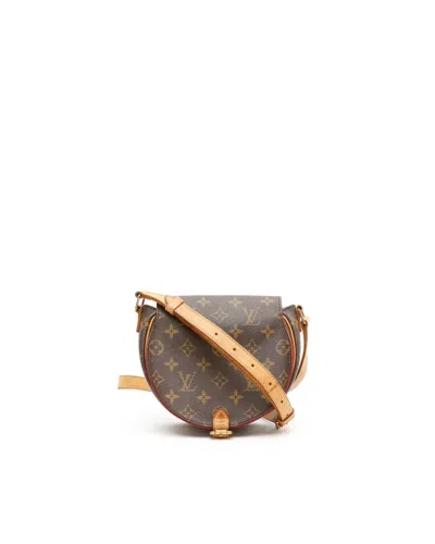 Pre-owned Louis Vuitton Monogram Tambourin Crossbody Bag In Brown