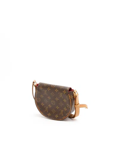 Pre-owned Louis Vuitton Monogram Tambourin Crossbody Bag In Brown