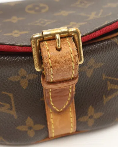 Pre-owned Louis Vuitton Monogram Tambourin Crossbody Bag In Brown