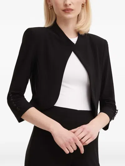 Joseph Ribkoff Buttoned Jacket In Black