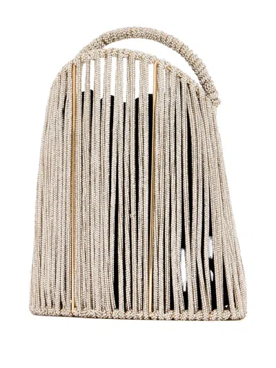 Hibourama Crystal-embellished Tote Bag In Neutral