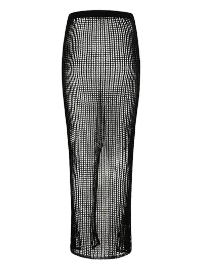 PENELOPE 钩编针织超长半身裙