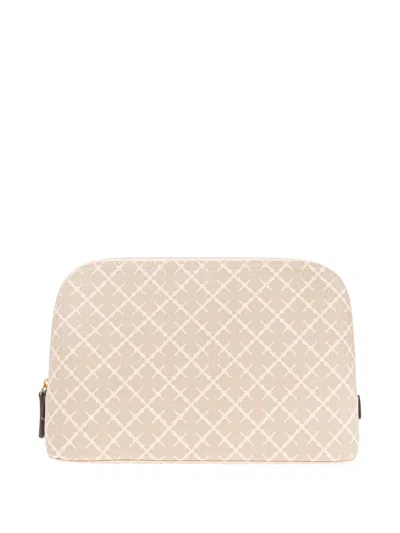 By Malene Birger Geometric-pattern Make Up Bag In Neutral