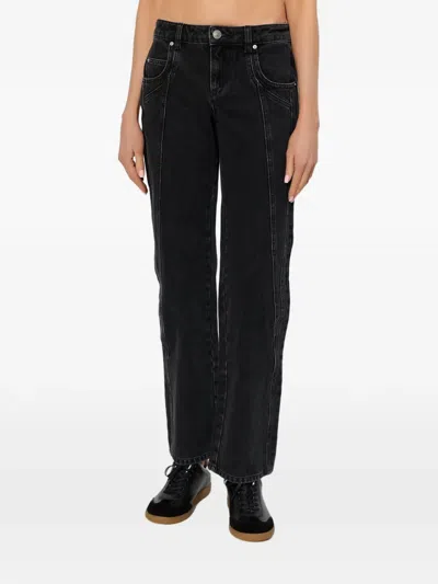 Isabel Marant Étoile Pants Pa0671fa D1h02e-faded Black In Multi