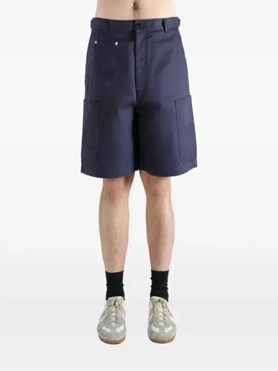 Givenchy Cargo-pocket Shorts In Blue