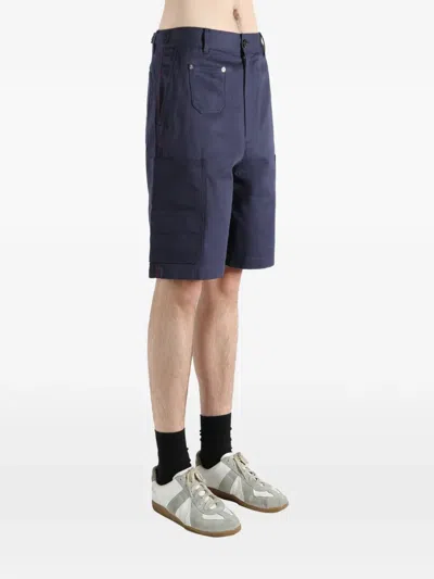 Givenchy Cargo-pocket Shorts In Blue