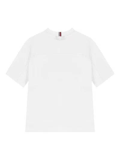 Tommy Hilfiger Junior Logo Cotton T-shirt In White