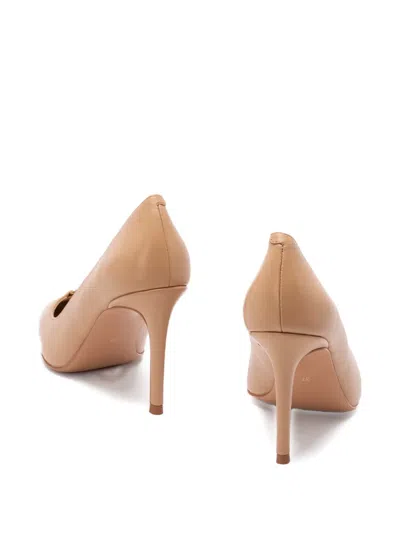 Twinset Pointed Buckle Pumps In Pink