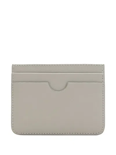 Ami Alexandre Mattiussi Tonal Stud Cardholder In Gray