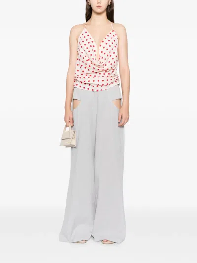 Blaklace Cutout Trousers In Gray
