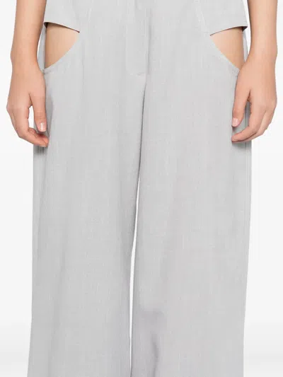 Blaklace Cutout Trousers In Gray
