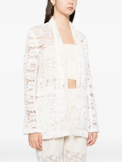 Blaklace Lace Blazer In White