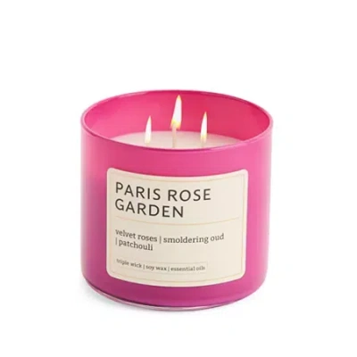 Distant Lands Paris Rose Garden 3-wick Scented Jar Candle