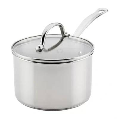 Farberware Millennium Stainless Steel Stainless Steel 3-qt. Sauce Pan In Silver