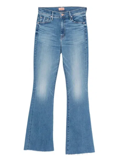 Mother `the Weekender Fray` Jeans In Blue