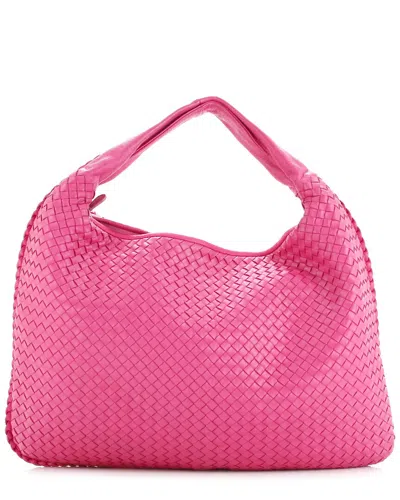 Bottega Veneta Pink Intrecciato Nappa Hobo Maxi (authentic Pre-loved)