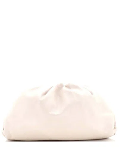 Bottega Veneta Beige Leather The Pouch Teen (authentic Pre-loved) In Neutral