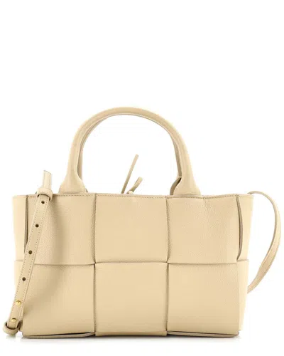 Bottega Veneta Beige Maxi Intrecciato Leather Arco Tote Mini (authentic Pre-  Loved) In Neutral