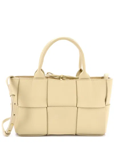 Bottega Veneta Beige Maxi Intrecciato Leather Arco Tote Mini (authentic Pre-  Loved)
