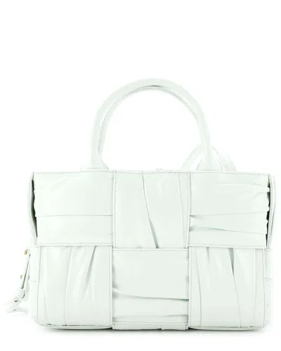 Bottega Veneta Green Maxi Intrecciato Plisse Leather Arco Tote Mini (authentic  Pre-loved) In Blue